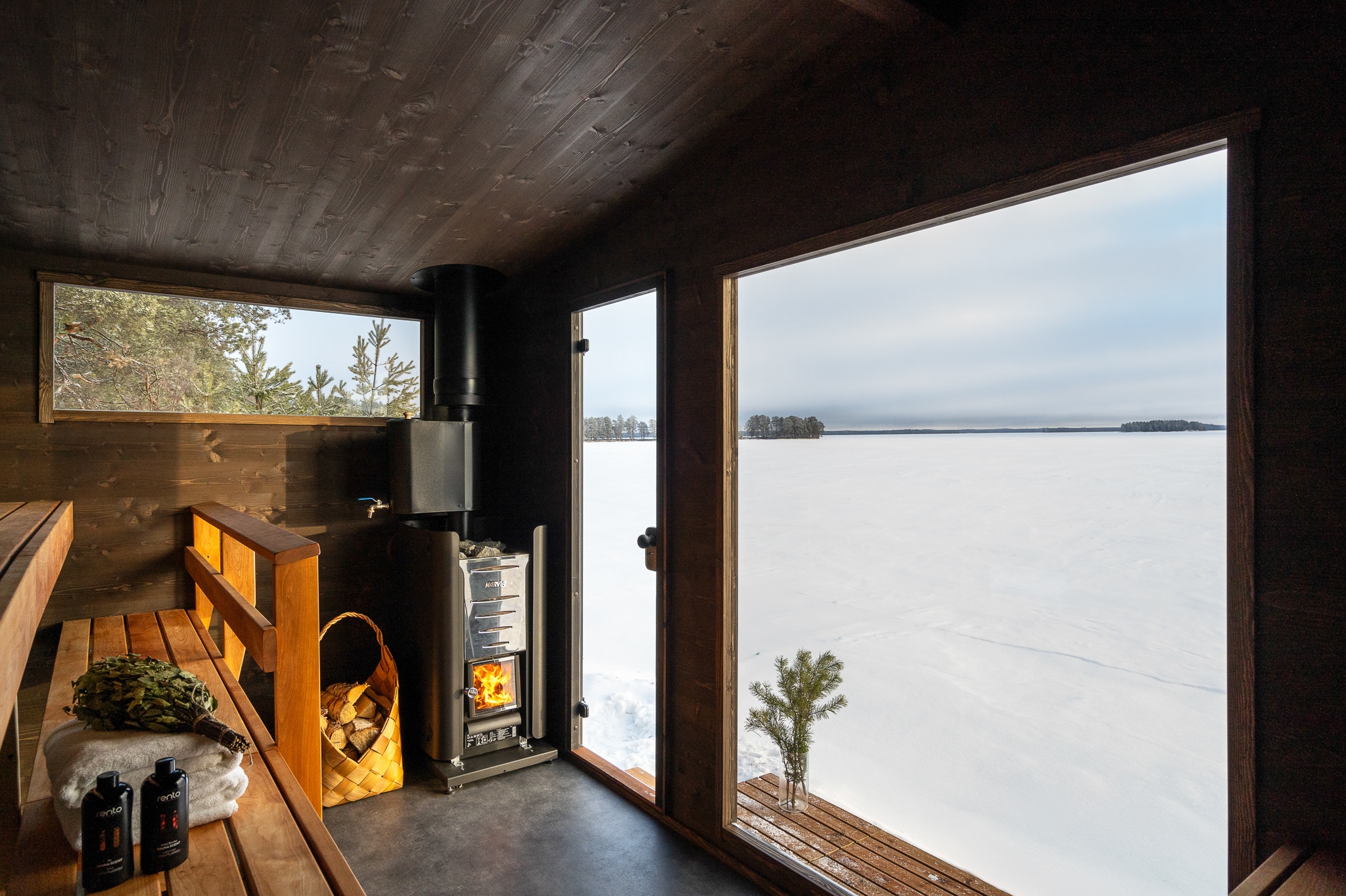 M sauna C view
