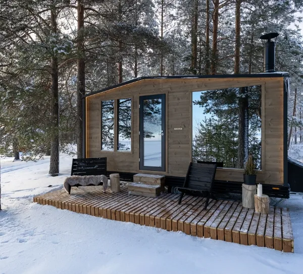 Lapelland vaunusauna XL on markkinoiden helpoin tapa toteuttaa unelma omasta saunatuvasta